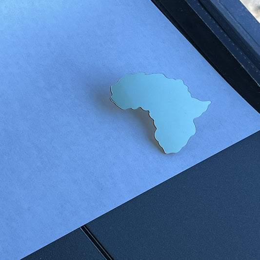 Africa Mirror Pin